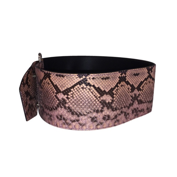 Club Monaco Python Pink and Brown Belt main image 4